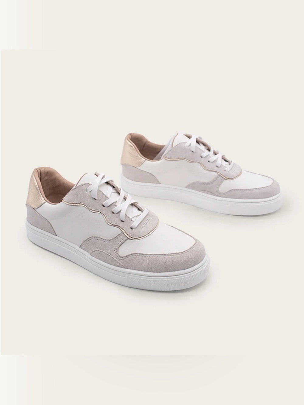 KAANAS  NIZAM LACE-UP SNEAKER - ICE SIZE 11M NWT